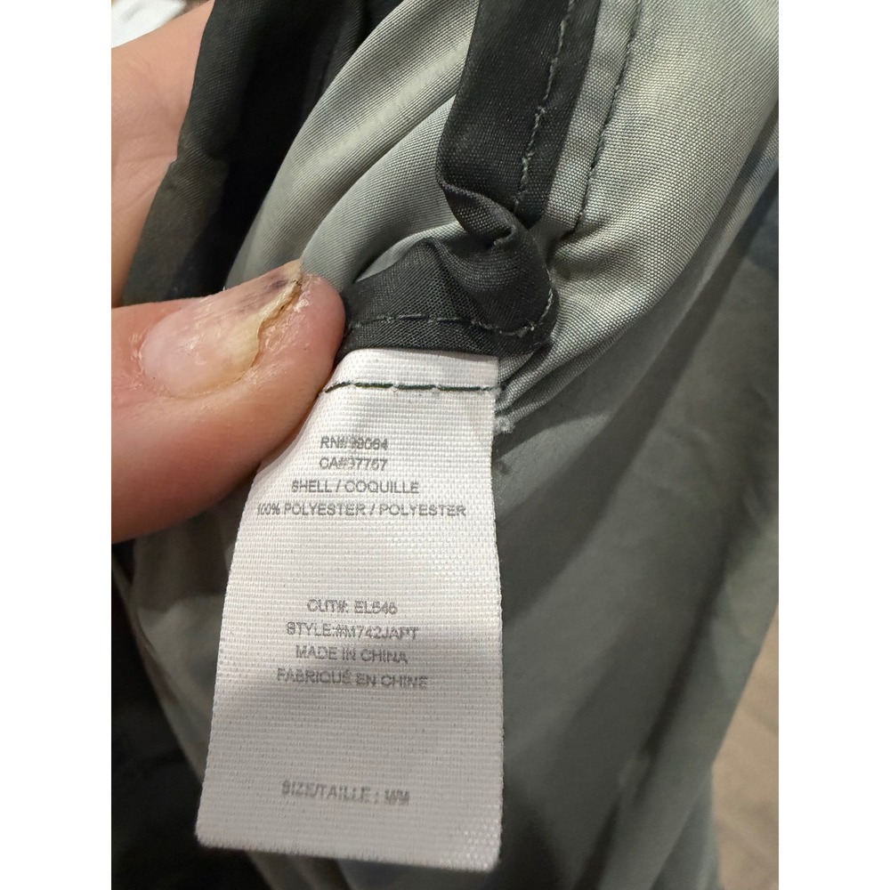 Element Travel Well Windbreaker Mens Medium Camo Black Half Zip Anorak M742JAPT - Picture 5 of 6